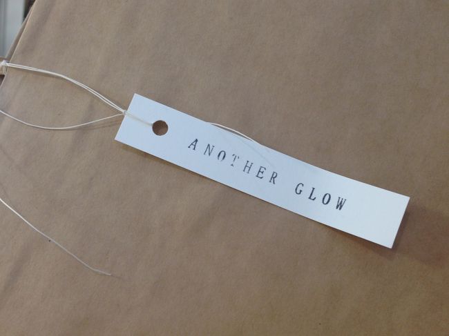 スタンプで作ったタグも素敵〜