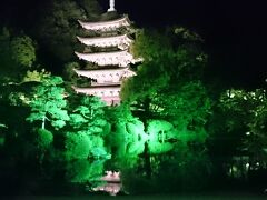 ライトアップされた国宝瑠璃光寺五重塔！

見てみたかったー。
うれしいな。