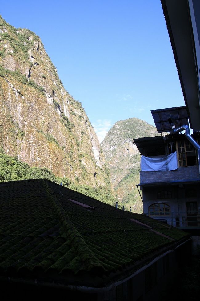 外を見ると青空が広がっています。