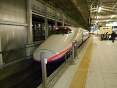 仙台に戻って新幹線です。