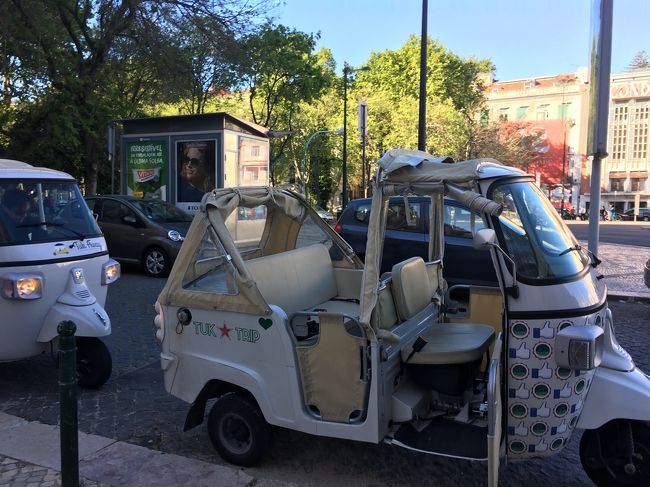 リスボンには、こんなトゥクトゥクをたくさんみかけました。アジア以外では珍しいような？