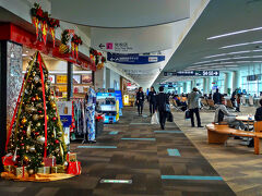 2013年11月18日(月)昼過ぎ、福岡空港3階出発ロビーには早くもクリスマスツリーが飾られていました。