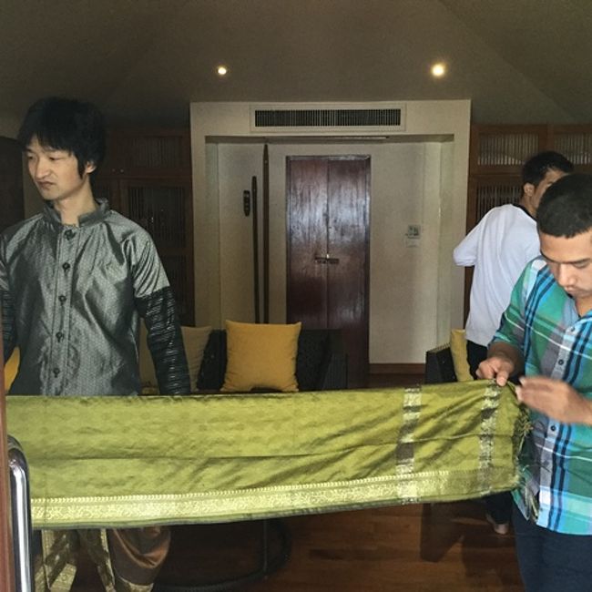 スタッフさんがんばる