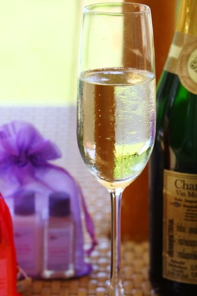 旅でめったに口にする事ないアルコール<br />全部飲み干した(笑)