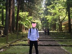 ＡＭ１１：３０　◆平泉寺白山神社◆

お腹も満たされたところで、次にやってきたのは苔寺として有名な白山平泉寺

京都にも苔寺はありますが、予約制＆参拝料３千円を考えるとなかなか躊躇していましたが(^_^;)
こちらの平泉寺白山神社は参拝料無料！

巨大な杉が立ち並び、何とも言えない幻想的な雰囲気です。 