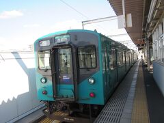 加古川駅にて。加古川線西脇市駅行き普通。