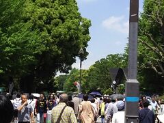 上野公園はいつにもまして混んでいました