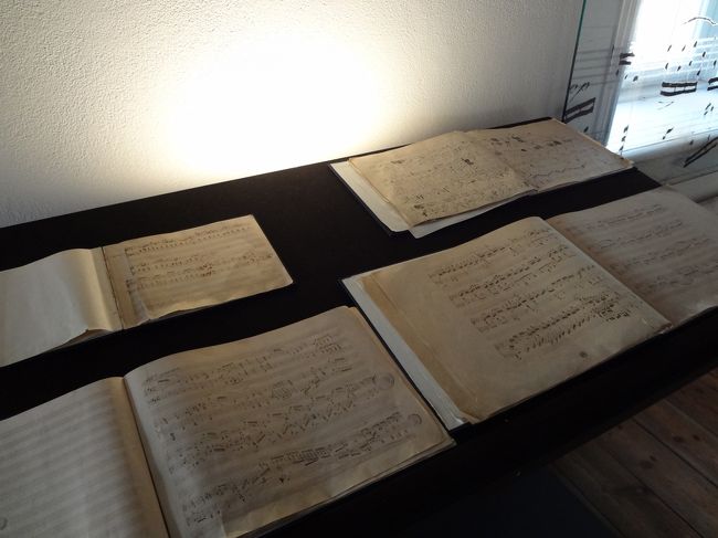 楽譜が展示されています。<br /><br />彼の時代の音楽家というのは、自分が音楽家として活動する一方、お金持ちの子女に（お嬢様が多かったようですが）音楽を教えて生計を立てていたそうです。そのときに使用されていたのが多数のエチュードたち。昔の人はプロでなくてもピアノがお上手だったんですね。