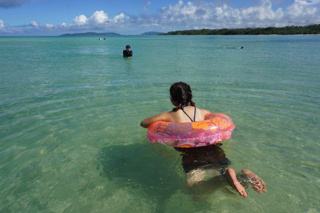 いざ海へ！<br />地元の海とは透明度がやっぱり違うなあ。