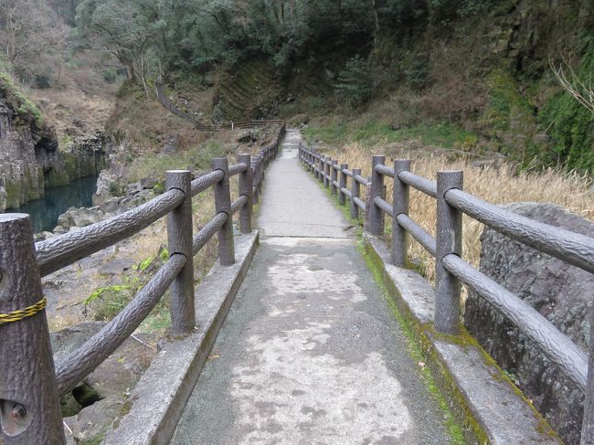 遊歩道を戻ります。
