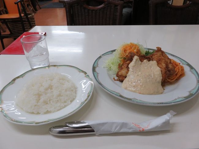 晩御飯はチキン南蛮。<br />油少な目でさっぱりした肉質でした。