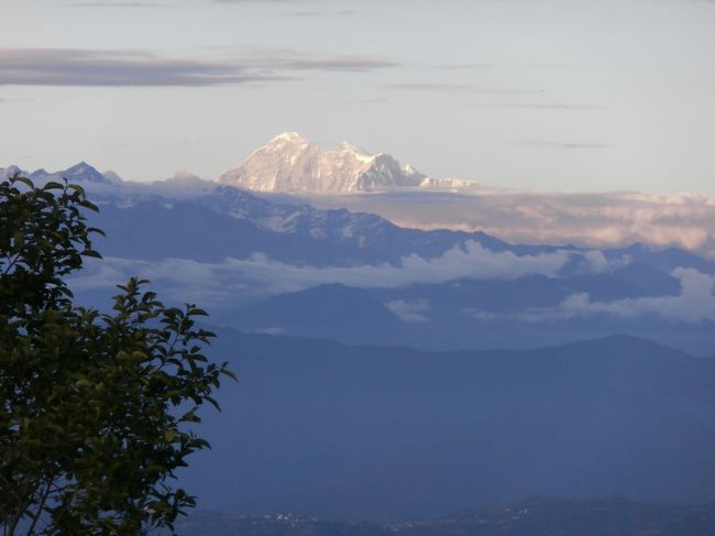 ヒマラヤの夕陽がとても素敵です。