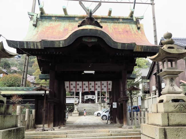 尾道-3 艮神社 旧市内で最古の神社 ☆クスノキ巨木の樹齢は900年