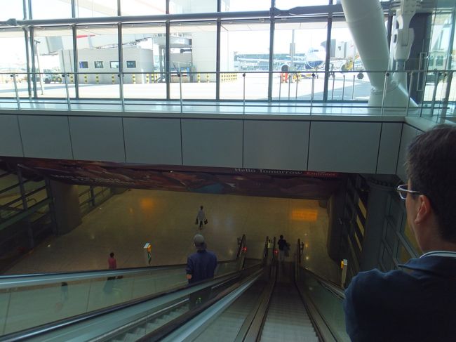 ターミナル５の中だけの電車に乗る