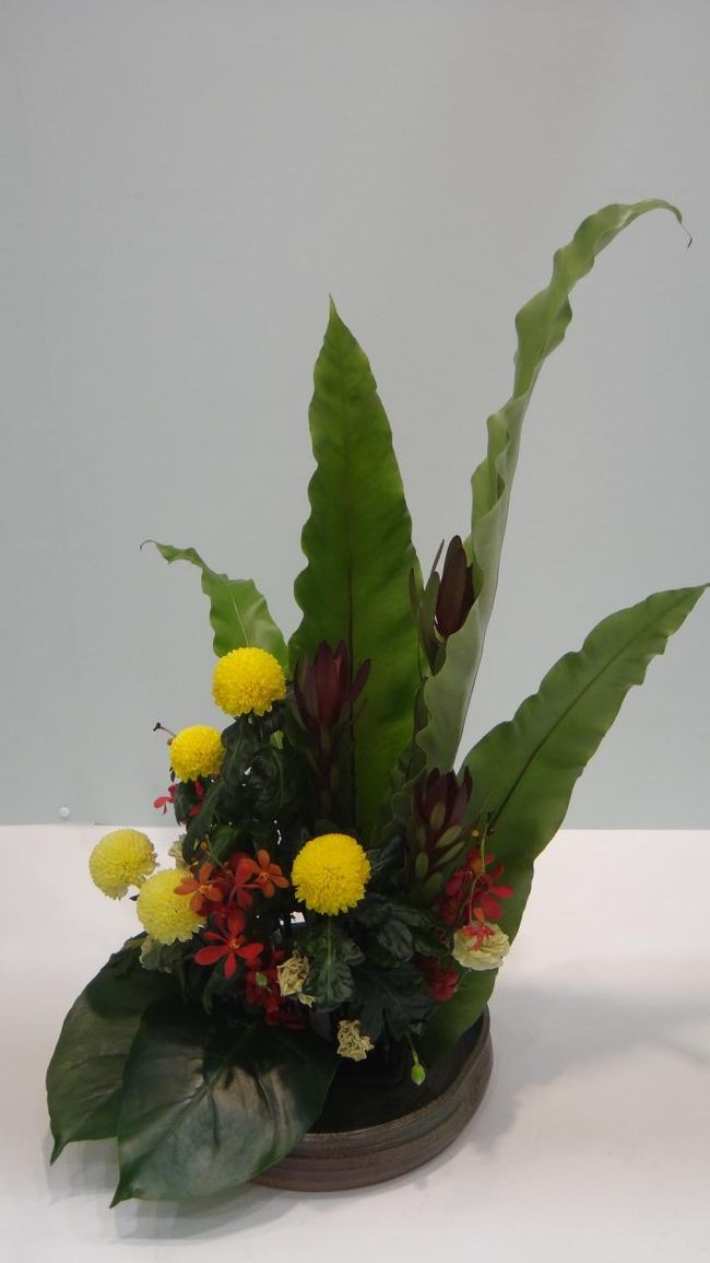 面と丸との組み合わせ