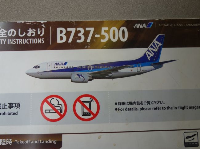 ボーイング737-500に乗りました。天候不順で揺れを覚悟したの ボーイング737-500に乗りました。天候不順で揺れを覚悟したの