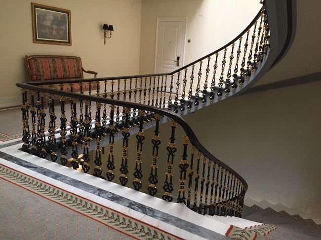 素敵な階段<br /><br />ホテルの中が素敵。