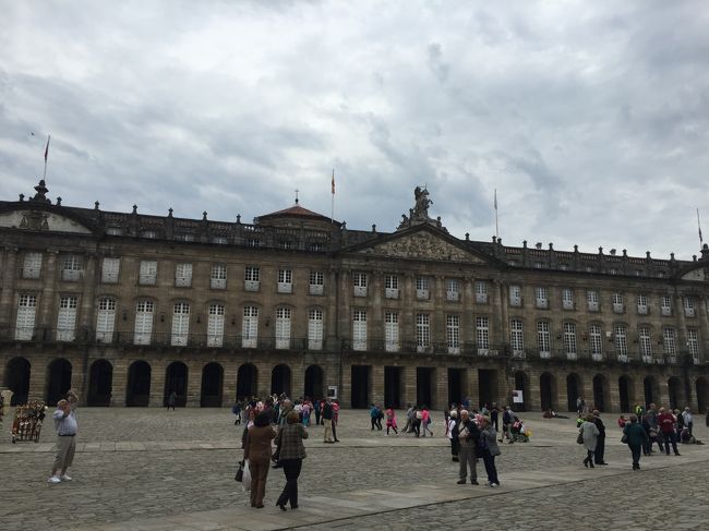 サンティアゴの大きな広場。