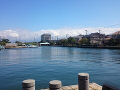 富山市内の北にある岩瀬運河に来た。