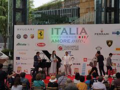 この日は、六本木ヒルズでは日本とイタリアの国交樹立150 周年を記念したイベント「イタリア・アモーレ・ミオ！」が開催されていました。