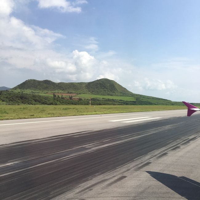 一番ワクワクする時間ですね。<br />初めての石垣島に到着しました。