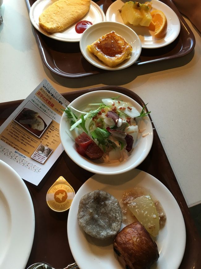 メニューは和食、洋食、石垣料理で、種類が豊富です。いっぱい食べたのに、まだまだ食べたかったです。笑<br />フレンチトースト美味しかったです。目の前で焼いてくれるオムレツ、ブルーシールの紅芋ソフトクリーム、焼きたてチョコクロワッサンなど、盛りだくさん。