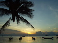 サイリービーチの夕景