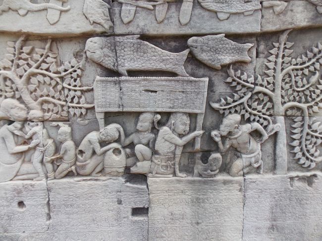 娘をたぶらかしに来た男を、母親が追い返している図。