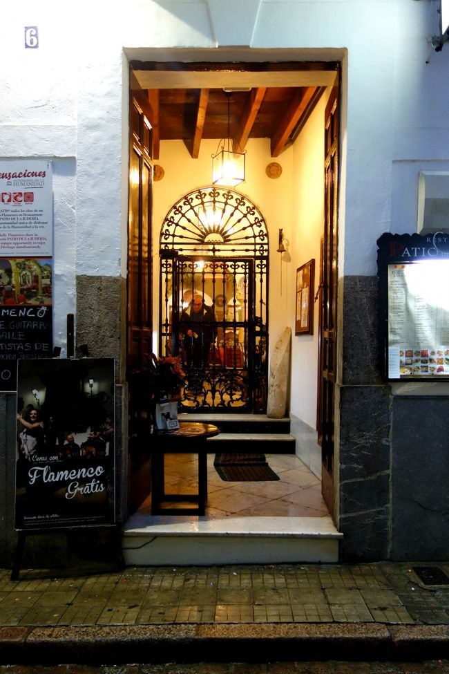 二人でサングリア4杯込みで食事代45ユーロほど。<br />会計の時に相棒がフラメンキンの事をフラメンコと間違って、<br />無料のはずがチャージされてると勘違い。恥ずかしい一面があった。<br />フラメンコを見れてこのお値段はお安いかと。