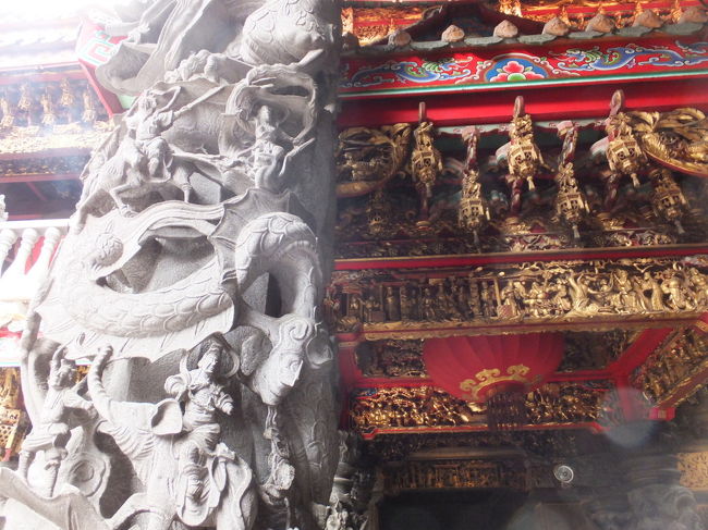 【三峡清水祖師廟 新北市三峡 2016/06/05】<br /><br />三峡清水祖師廟内の風景：彫刻は素晴らしい