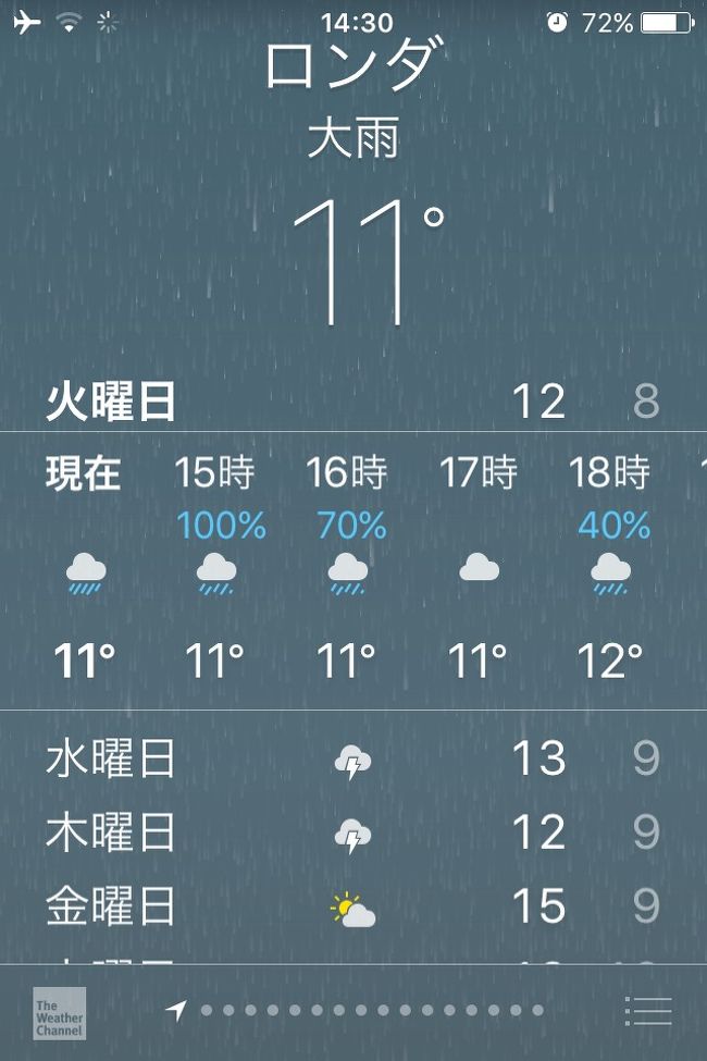 夕方から雨が止みそうなので、ホテルで洗濯したりして時間つぶし。<br />この連日の雨では洗濯物は乾かず、<br />濡れたまま次のホテルで再度干すといった繰り返し。<br /><br />天気予報によるとあと2日この雨を我慢しなければいけない様子。<br />気温も日本(関西)の真冬並みで5月というのに寒くて、寒くて。