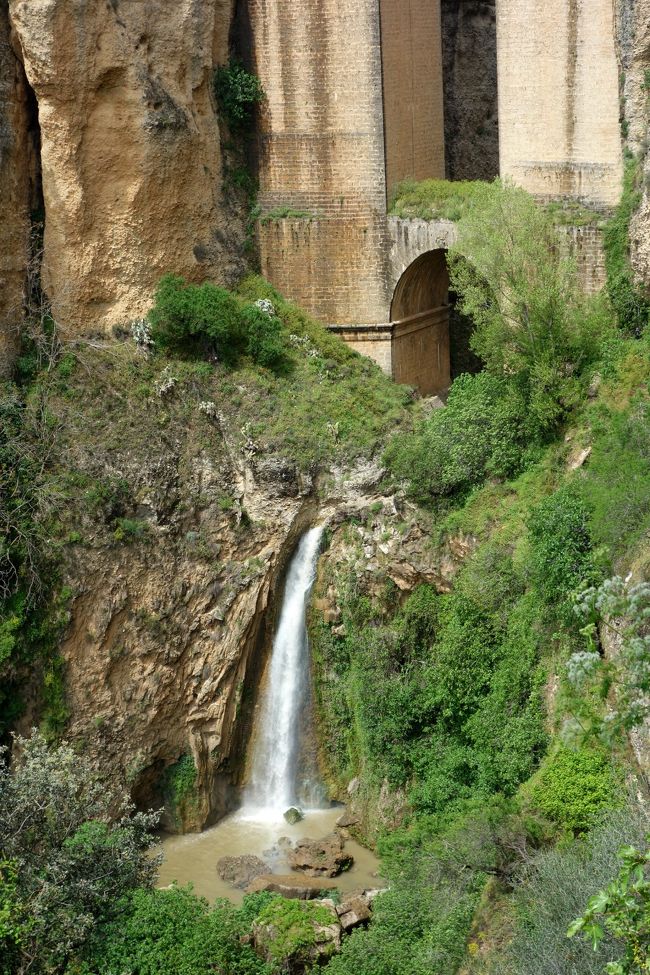 滝に段々近づく。雨が降ったせいか川の水は濁っている。