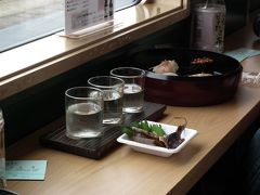 観光列車「べるもんた」のお寿司とお酒
