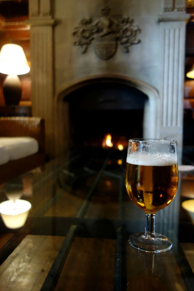 寒いと言いながら運動後はやっぱりセルベッサ(ビール)！<br />これはこの後一気に飲み干し、お代わりする事に。