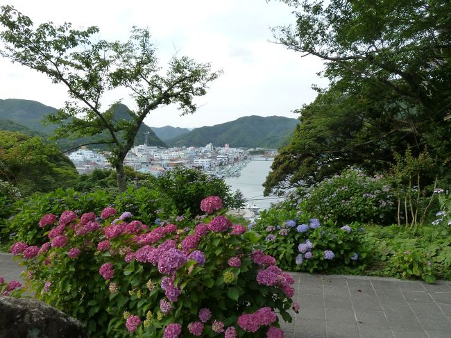 川があるとあじさいもひきたつ印象。