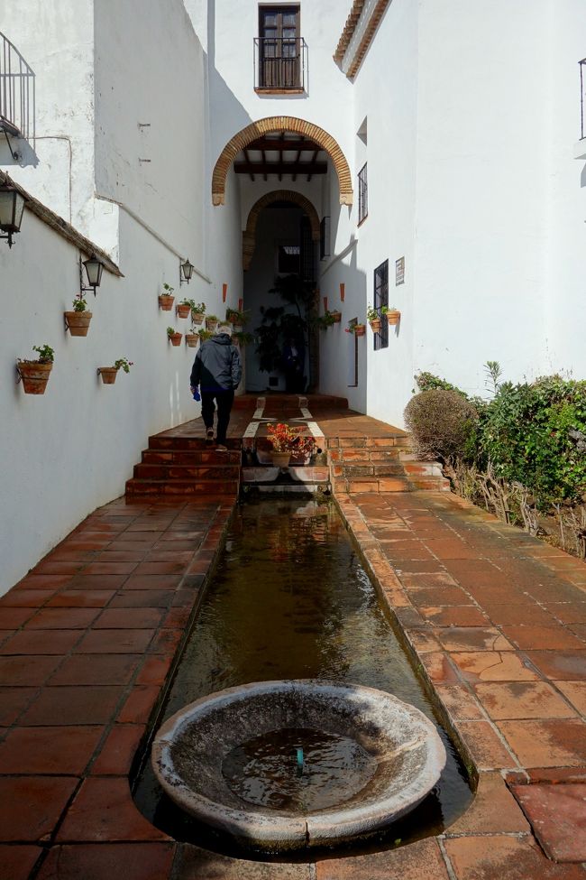 やはり水路が設けられていました。砂漠の民は水が憧れ。