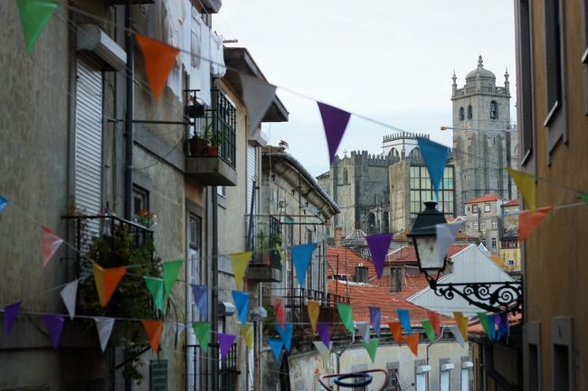 街の風景越しに臨むカテドラル。