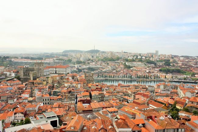 さて、宿に戻って起きてきた友達と腹ごしらえをしてから、まずはクレリゴスの塔へ！ポルトで一番高い建物なので、街の様子が一望できます。開いてすぐぐらいに行ったので、そんなに人はいなかったかな。でも、ゆっくり写真を撮りたかったらやっぱり朝一のほうが焦らないでいいかも。