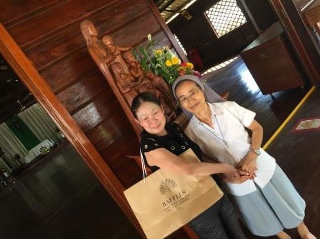 ここに日本人のシスターの方がおられました。