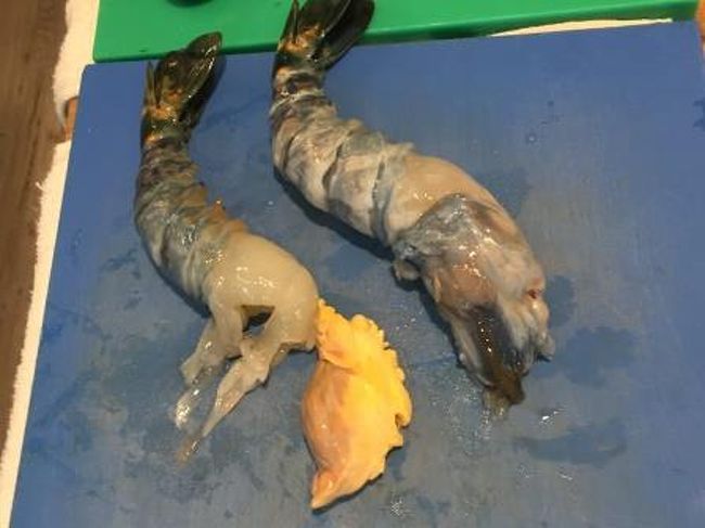 こんな大きなえびを使います。