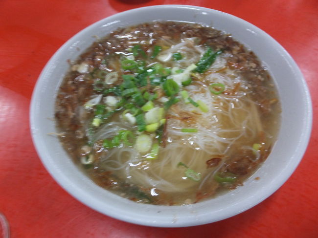 【醉高興鵝園のガチョウ料理と担仔麺 高雄 2016/06/12】<br /><br />担仔麺：ビーフン40元