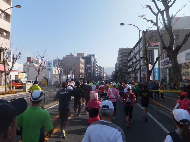 このあたりからランナーのペースも上がってきてかなり速いペースで走ることができました。