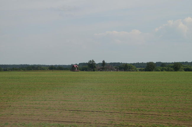 十字架の丘が左側に見えてきた。<br />