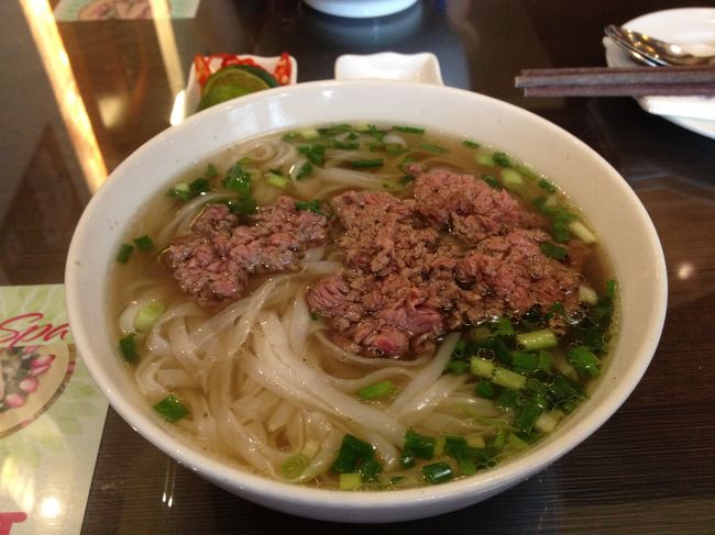 フォーにはまってしまったので、空港でも注文<br />通ったお店に比べると劣ってしまうけどなかなか美味しかったです