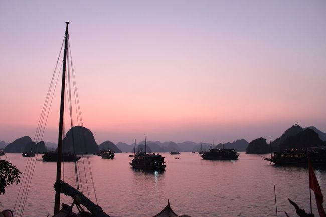 久しぶりに感動したピンク色のサンセット