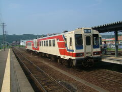 久慈駅で北リアス線に乗り換えます。