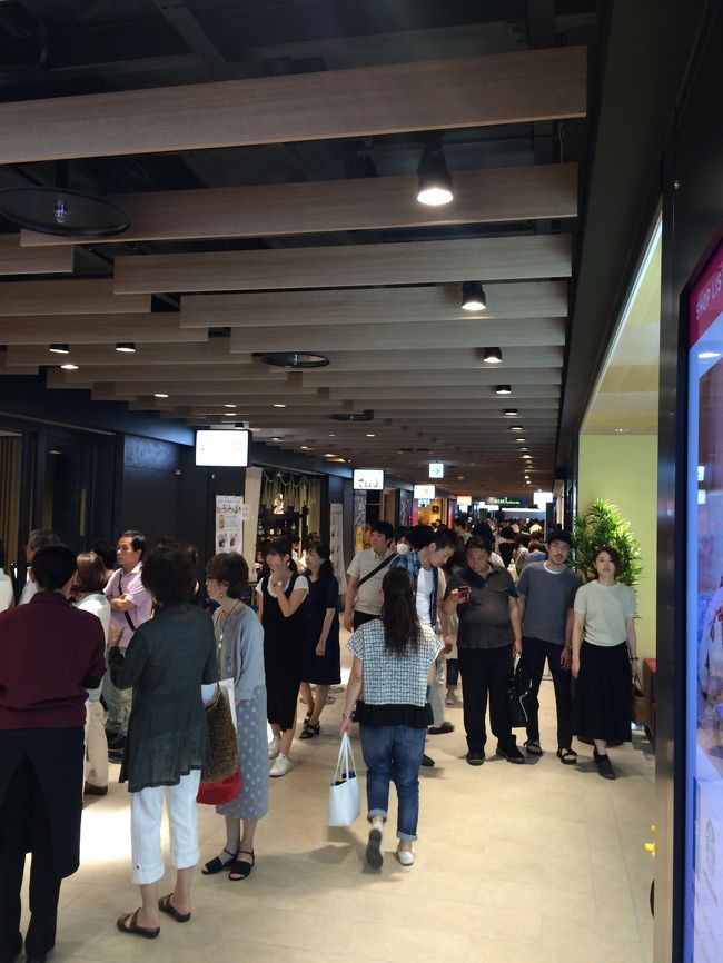 いろんな店がありました。Gottie's BEEFに一番行列ができていた