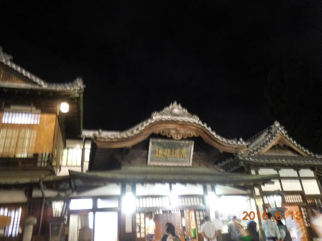 夜のお散歩です