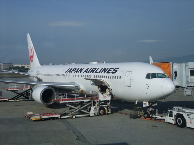 2016年5月 JAL102 伊丹−羽田 B767-300ER ファーストクラス