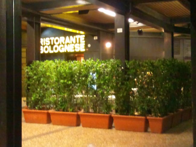 さあ、ここからは気軽には入れるレストランです。これは無駄足ではありませんでした。<br />駅の前、信号を渡ったジェラーテリアのわき道からはいったちいさな商店街の奥にあるレストランです。その名もBolognese。